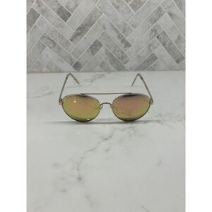 Quay Australia Circus Life Mirror‎ Colorful Lens Sunglasses Rose Gold Frame